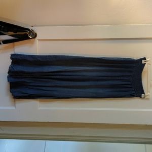 Altard state pull on chambray wide leg pants